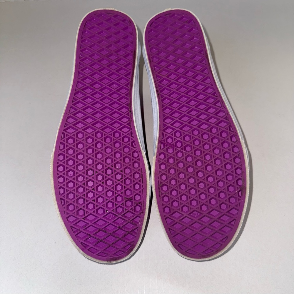 Vans Leather Old Skool Women's Fuchsia Sneakers - Picture 6 of 13